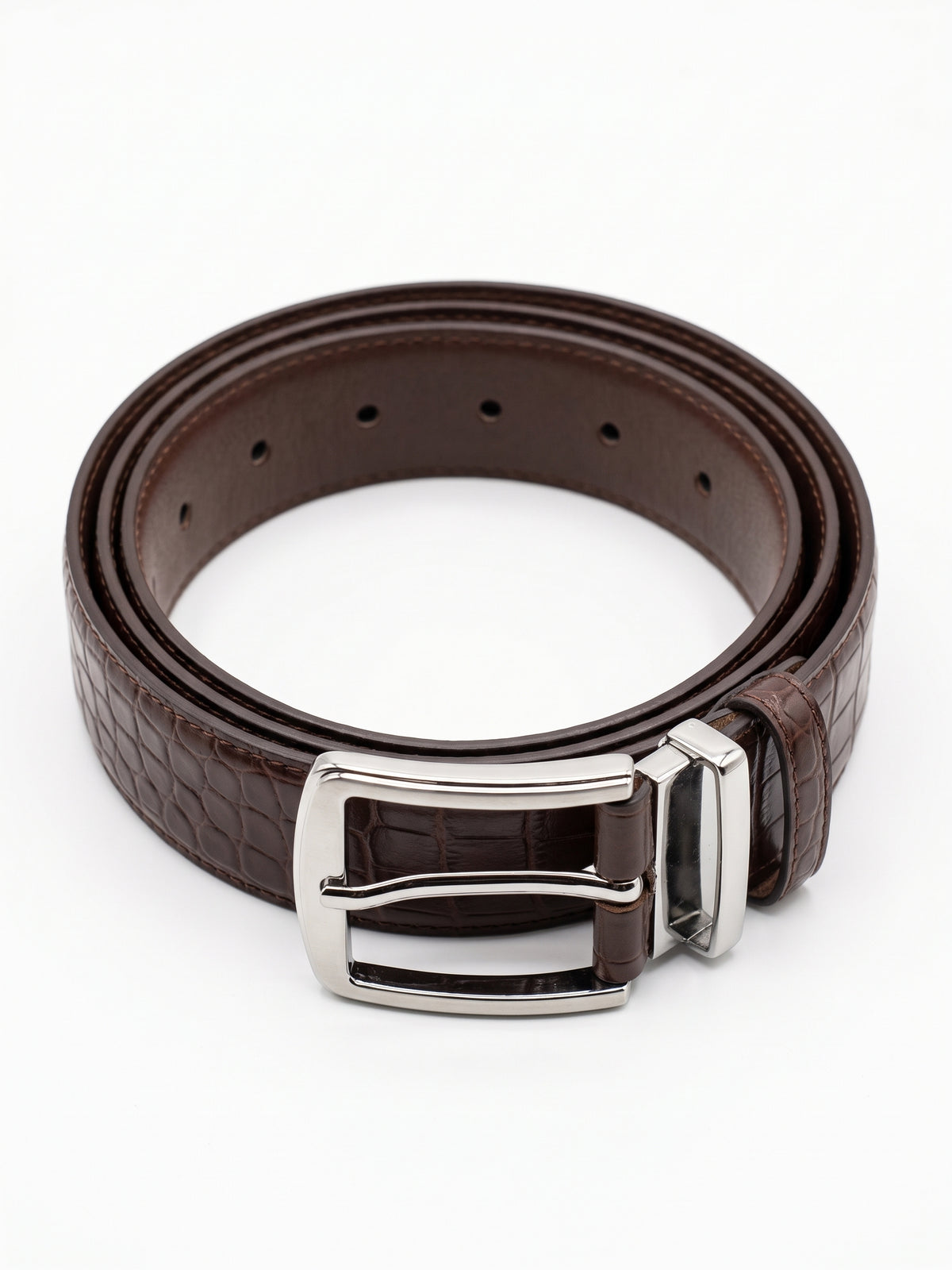ST - BELT - BRN CROC