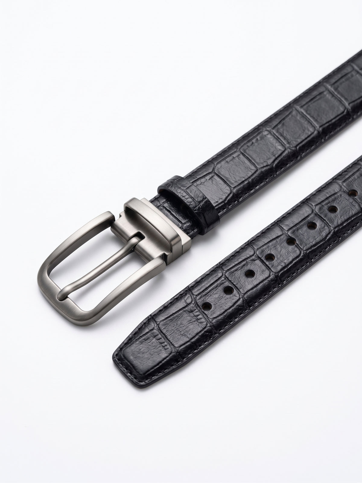 ST - BELT - BLK CROC