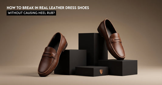 How to Break In Real Leather Dress Shoes Without Causing Heel Rub?